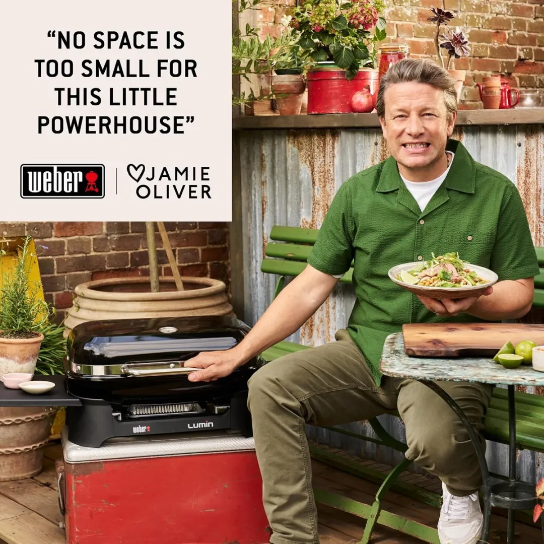 Weber Lumin Pro Elektrische BBQ Grill 2200W - Zwart