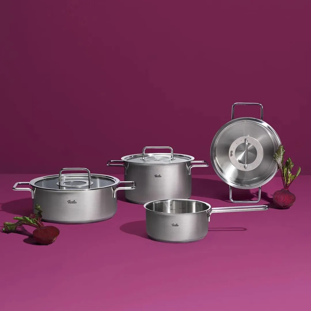 Fissler Pure Pannenset - 4-delig - Zilver
