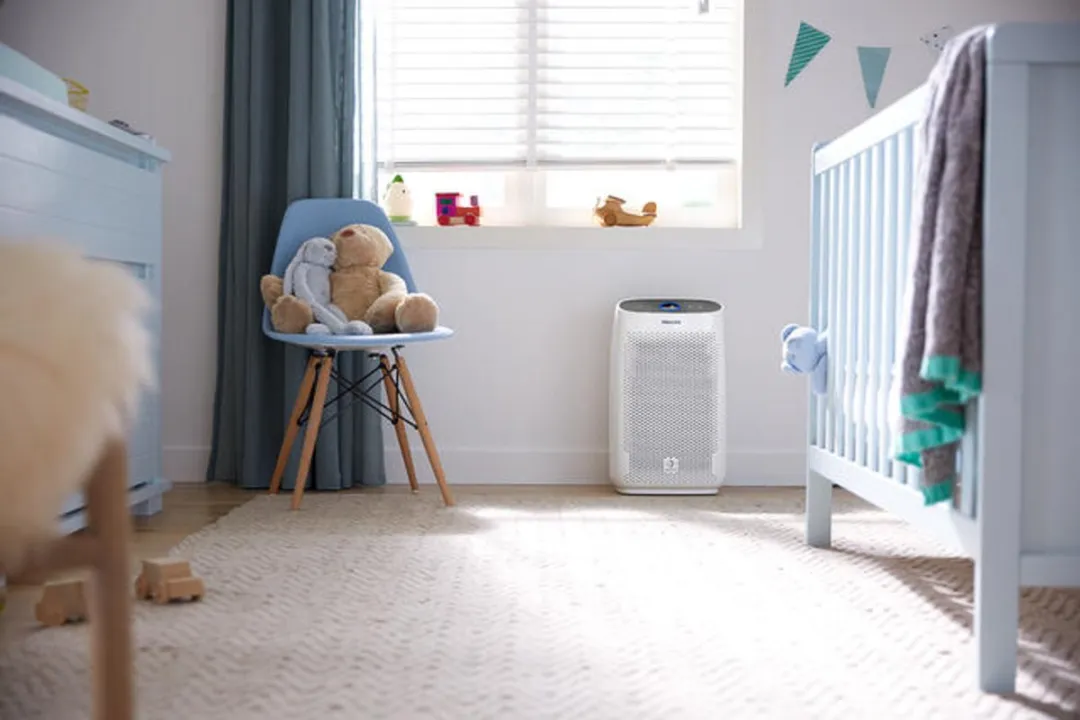 Philips AC1215/10 Luchtreiniger 63m² - 4 Snelheden - Zwart/Wit