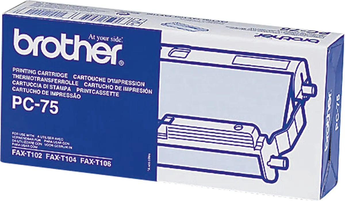 Brother PC-75 Tonercartridge - 420 pagina's - Kleurloos