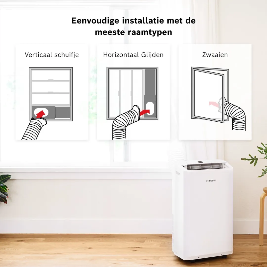 Bosch Cool 2000 Mobiele Airco 2,6 kW - 35m² - afbeelding 4 van 6