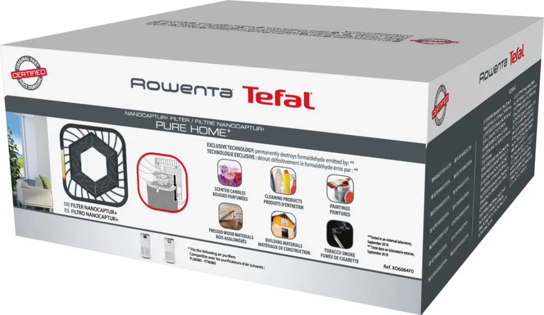 Rowenta XD6084 Nanocaptur+ Filter - Zwart - afbeelding 3 van 3