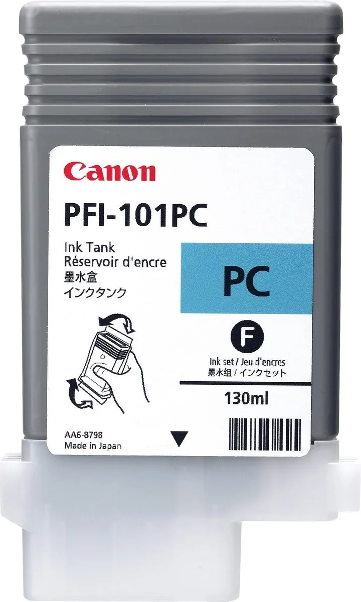 Canon PFI101 Inktcartridge Cyaan 130ml