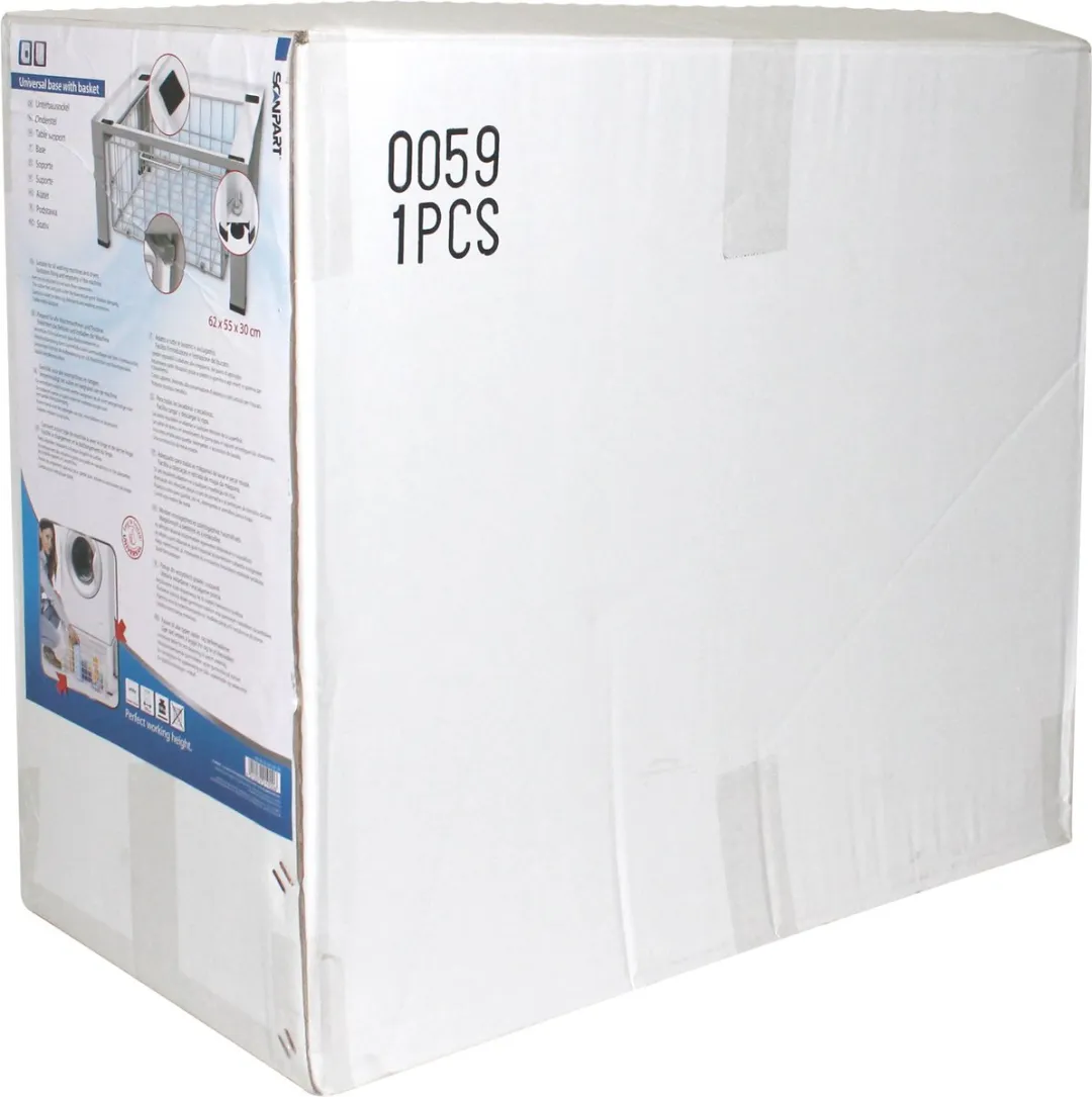 Scanpart Wasmachine Verhoger met Lade 30cm - Wit