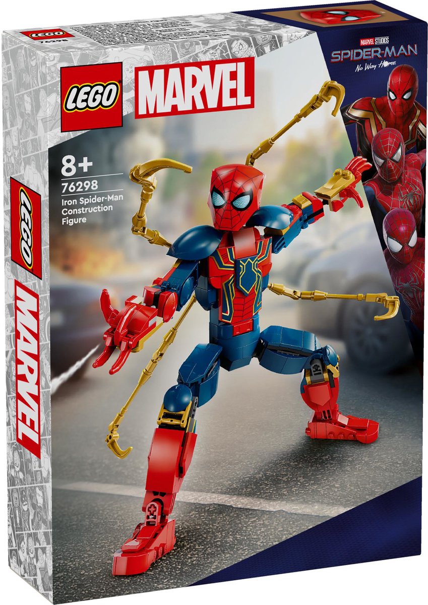LEGO Marvel Super Heroes Iron Spider-Man bouwfiguur - 76298
