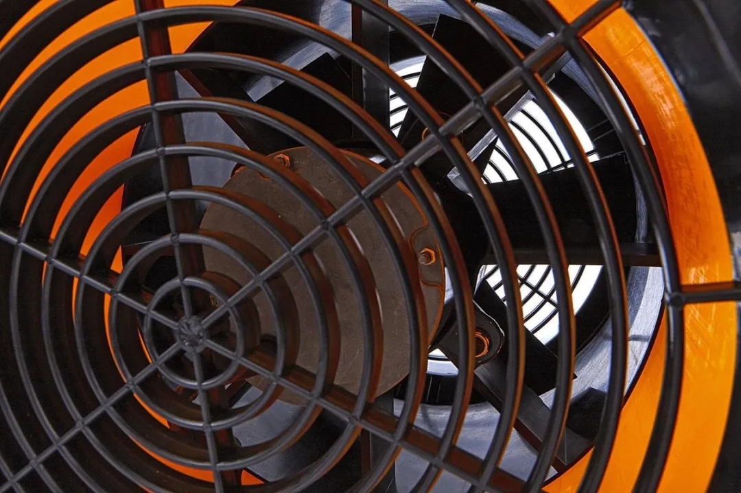 HBM Machines 8890 Industriële Ventilator - Ø30cm - Geel