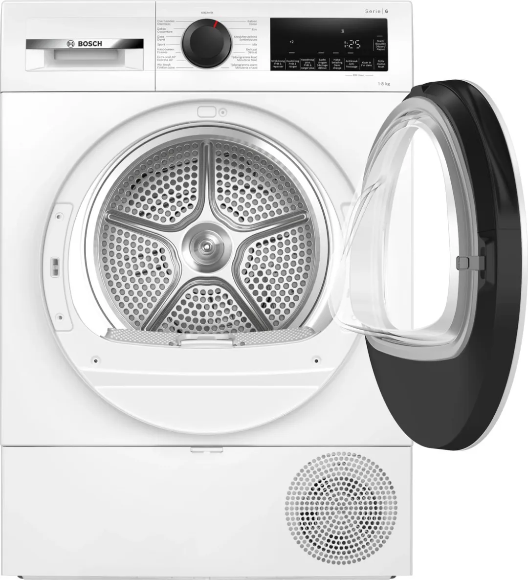 Bosch WQG1320MFG Serie 6 Warmtepompdroger 8 kg - Wit