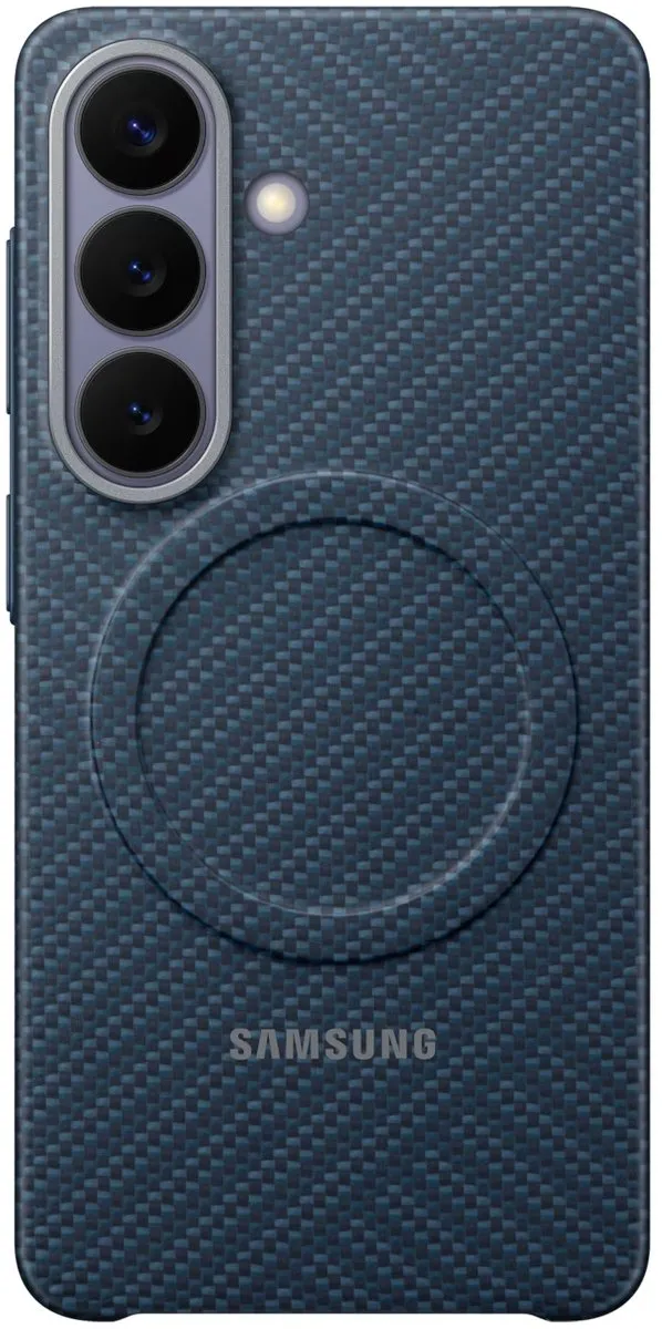 Samsung Galaxy S26 Carbon Magnet Hoesje - Donkerblauw