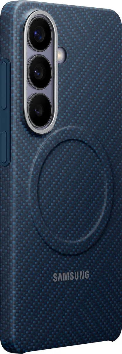 Samsung Galaxy S26 Carbon Magnet Hoesje - Donkerblauw