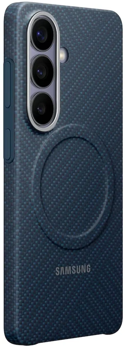 Samsung Galaxy S26 Carbon Magnet Hoesje - Donkerblauw