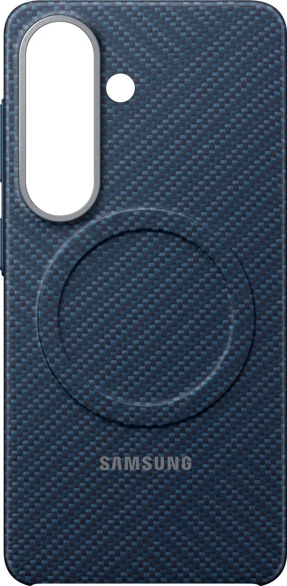 Samsung Galaxy S26 Carbon Magnet Hoesje - Donkerblauw - afbeelding 6 van 6