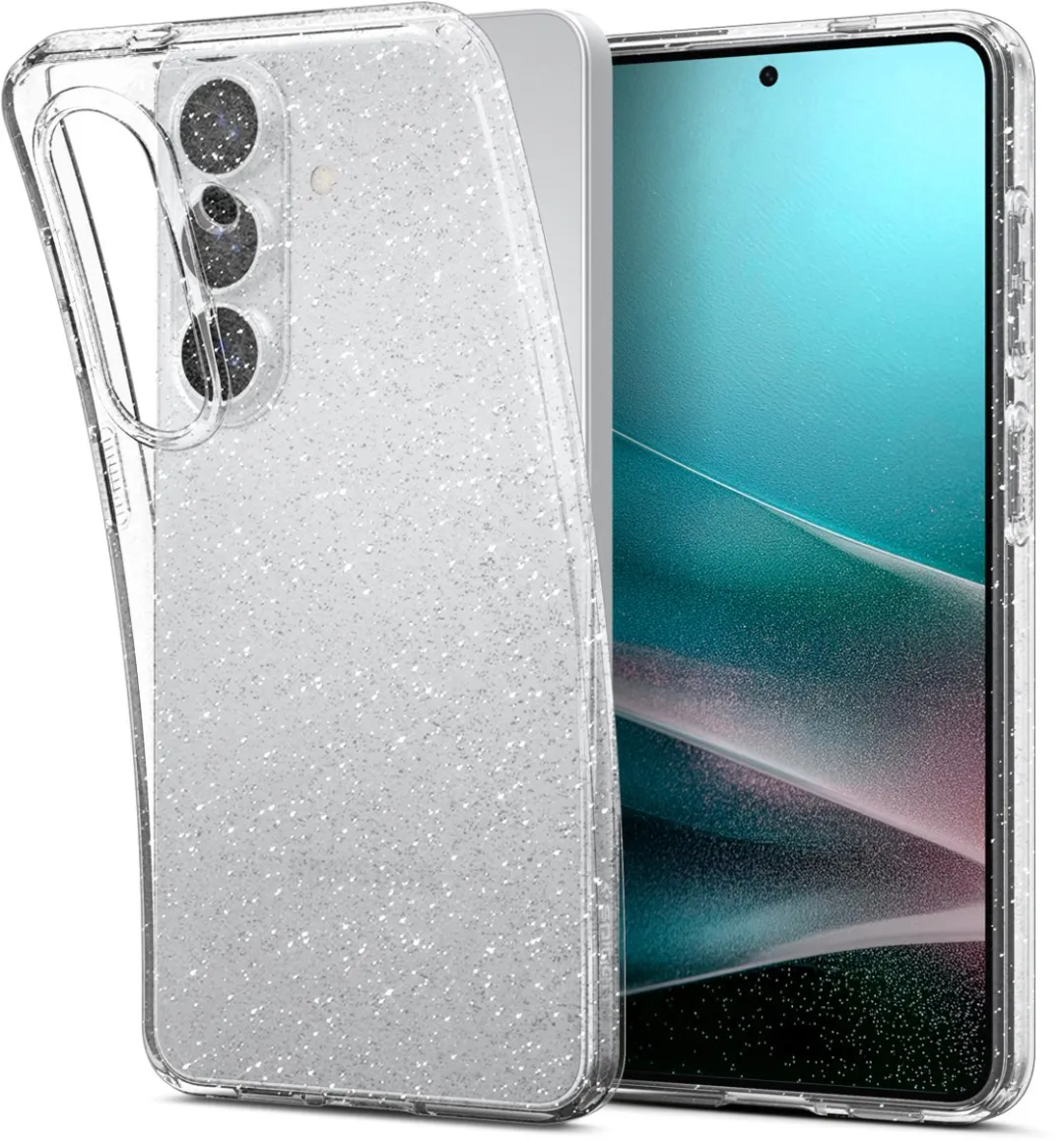 Spigen Liquid Crystal Glitter Hoesje - Samsung Galaxy S26+ - Transparent
