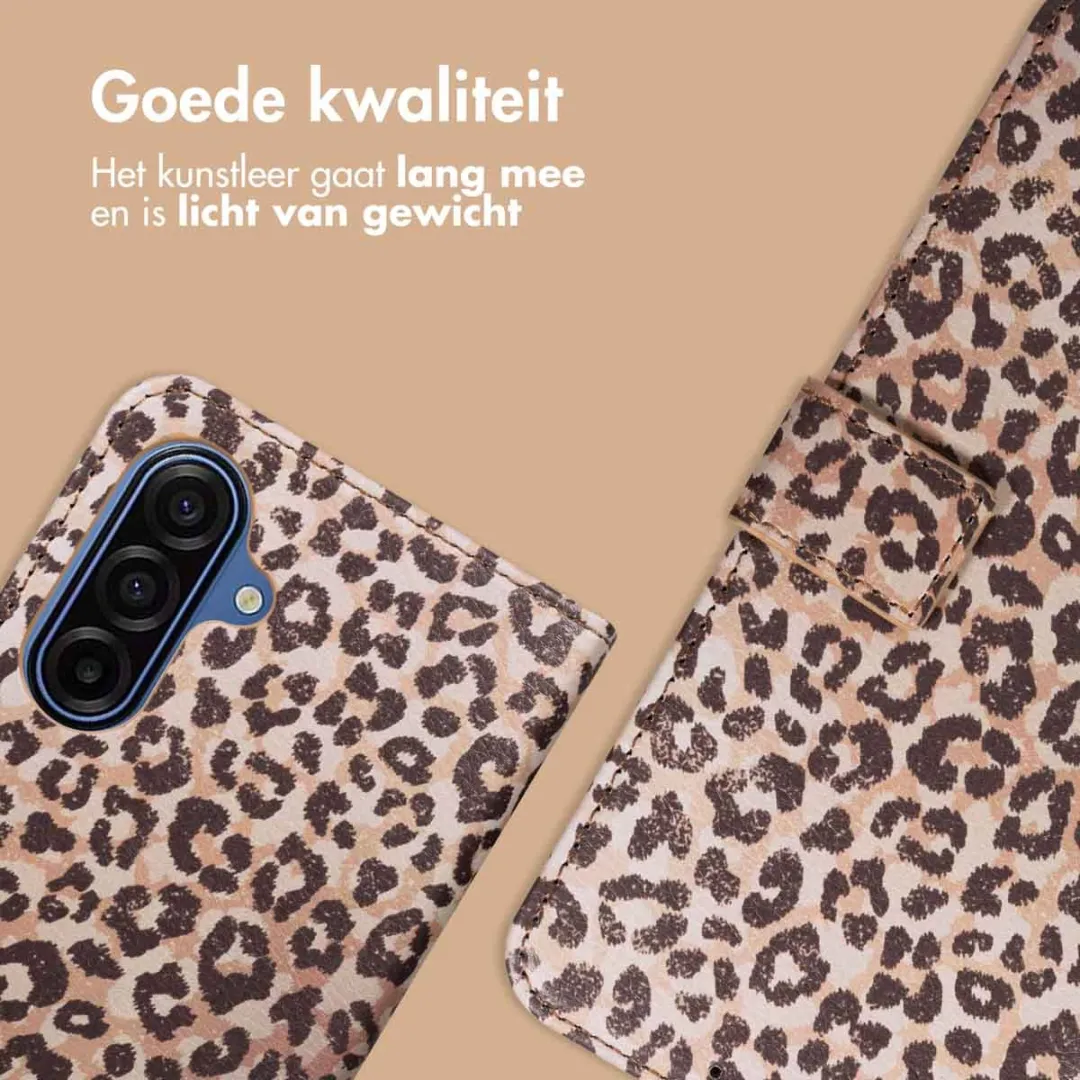 Imoshion Hoesje Samsung Galaxy A17 - Leopard Mood - 3 Pasjes