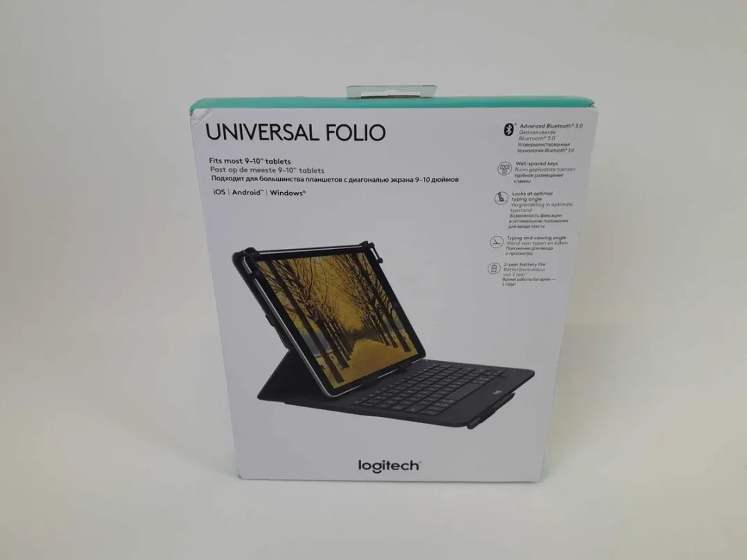 Logitech Universal Folio 920-008341 Toetsenbordcase - 9" - Zwart