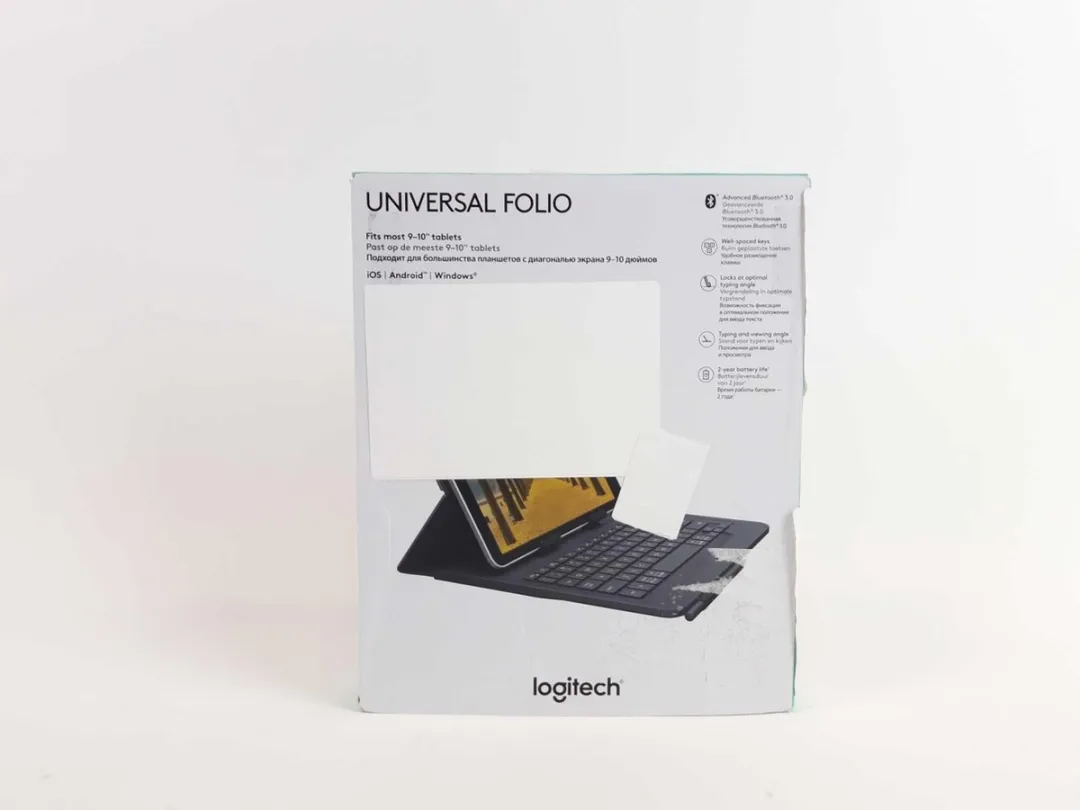 Logitech Universal Folio 920-008341 Toetsenbordcase - 9" - Zwart - afbeelding 6 van 6