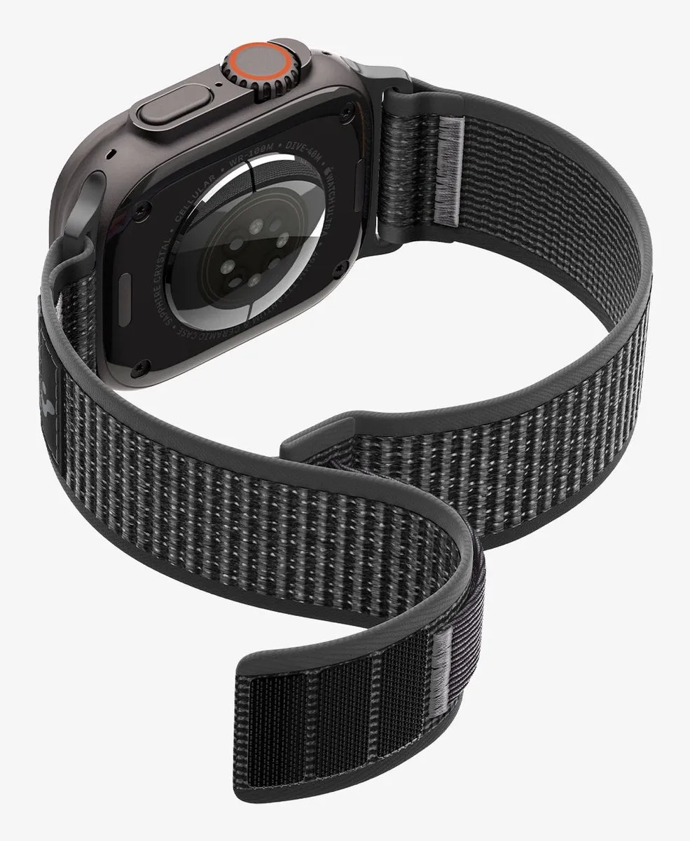 Spigen Athlex Air 2 Active Band - Apple Watch 44-49mm - Zwartgrijs