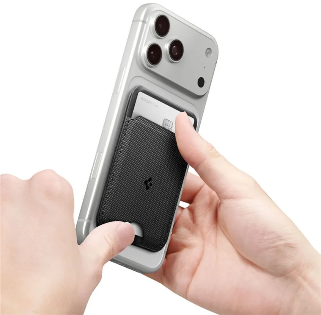 Spigen Slim Fold MagSafe Wallet 1 Kaart - Transparent