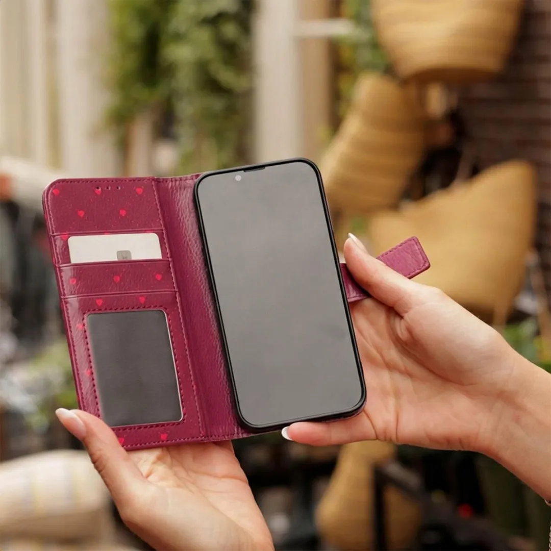 Imoshion Galaxy A17 Hoesje - 3 Pasjes - Rood