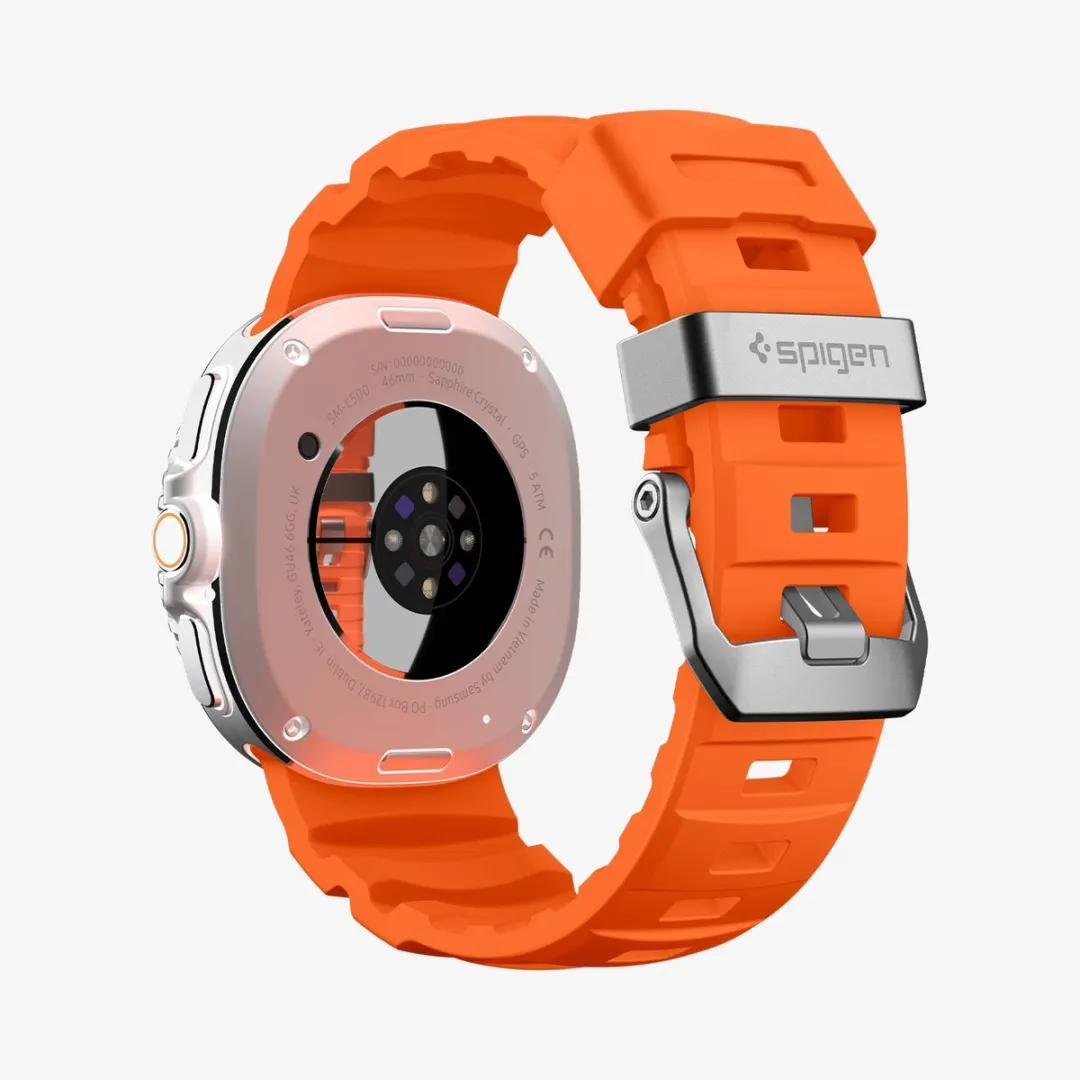 Spigen Siliconen Bandje Oranje - Universeel 40/44/46mm