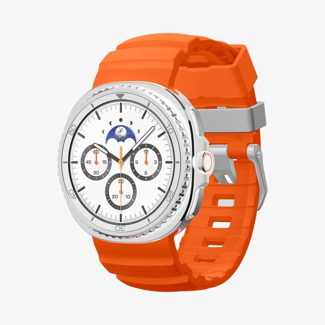 Spigen Siliconen Bandje Oranje - Universeel 40/44/46mm