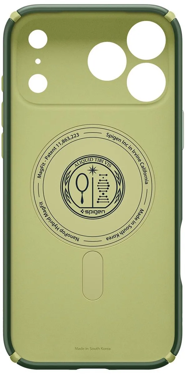 Spigen Nano Pop Hybrid MagSafe iPhone 17 Pro - Avocado Groen - afbeelding 6 van 6