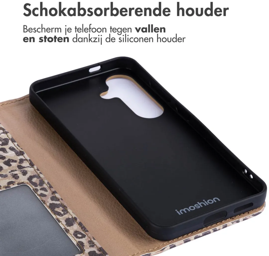 Imoshion Hoesje Samsung Galaxy S25 - 3 Pasjes - Leopard Mood
