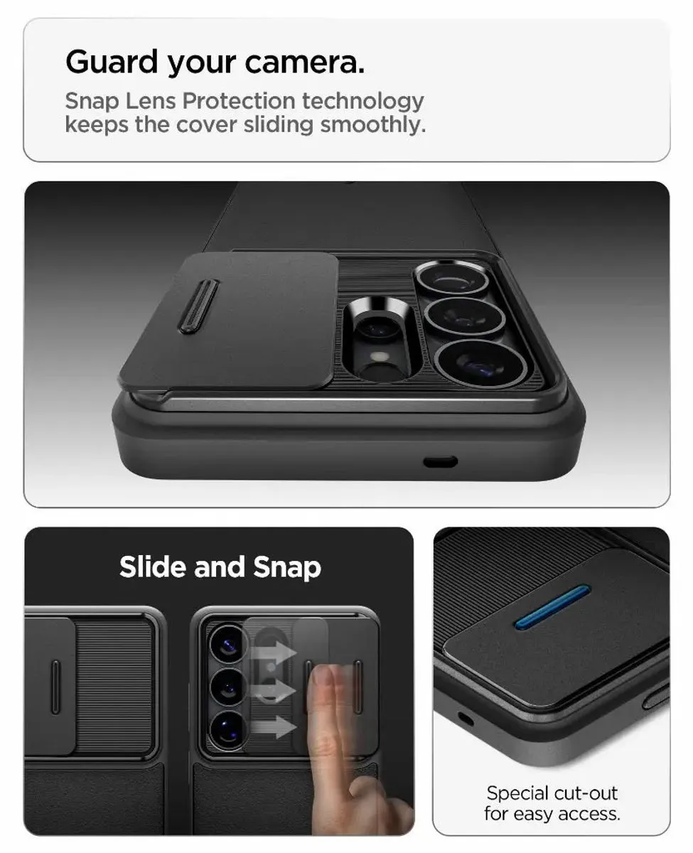 Spigen Optik Armor Hoesje - Samsung Galaxy S26 Ultra - Transparent
