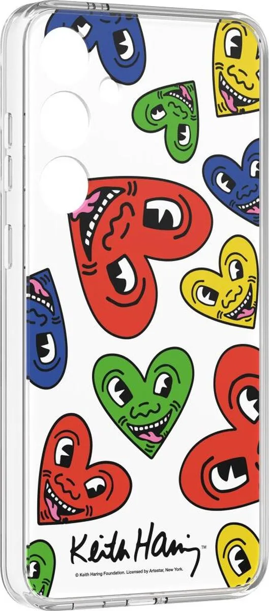 Samsung Keith Haring Heart Plate Galaxy S24 Plus - Rood