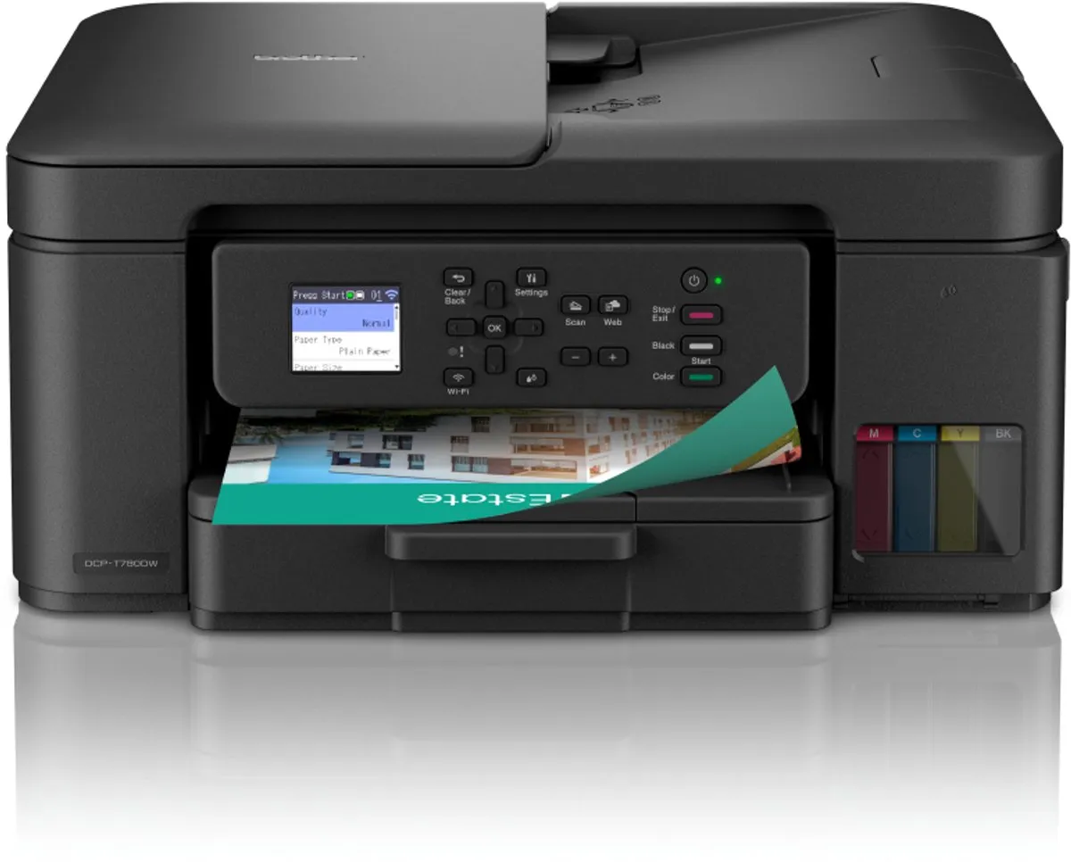 Brother DCP-T780DW Inkttankprinter - 4 Kleuren - 150 Vel