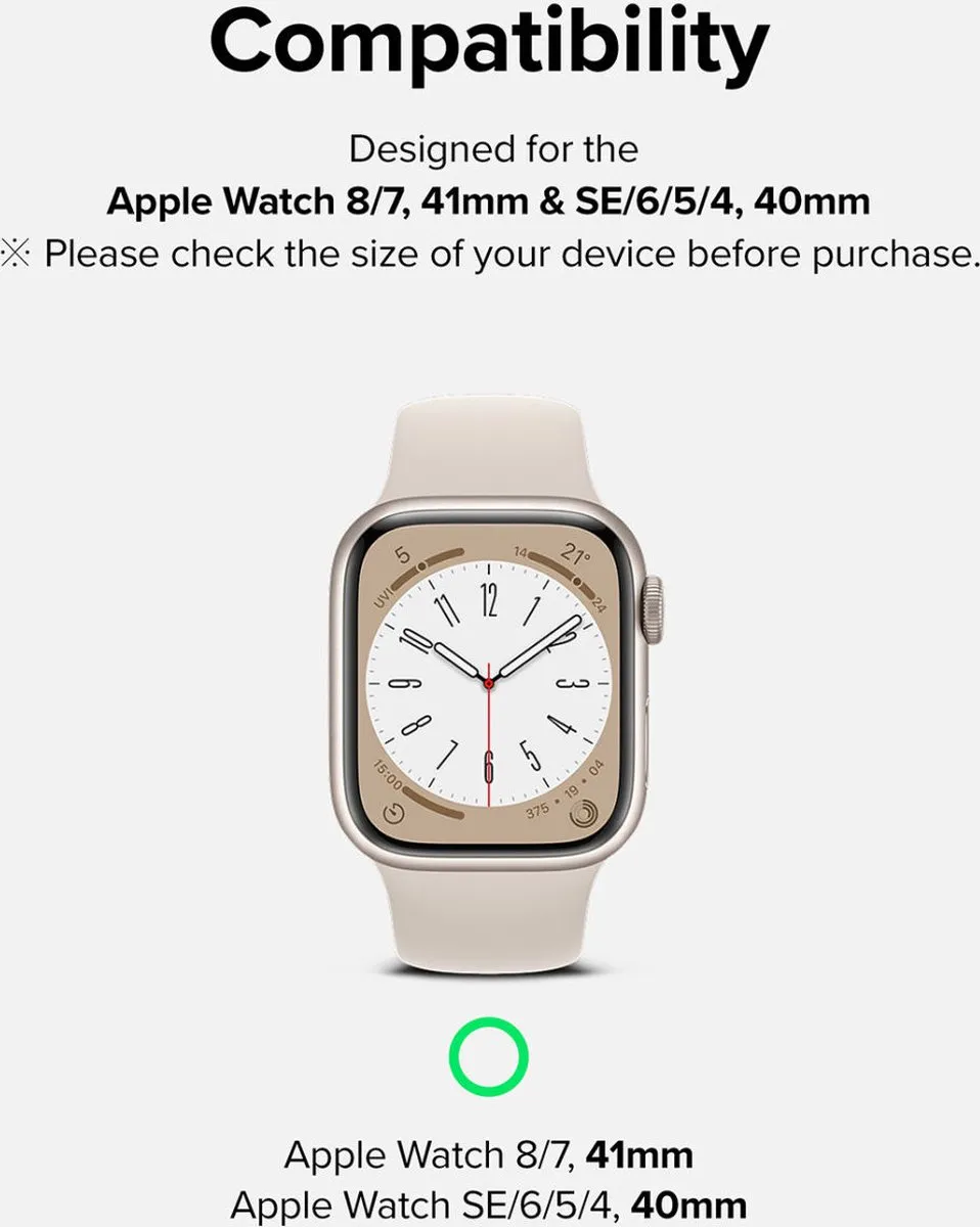 Ringke Dual Easy Screen Protector Apple Watch 41mm - 3 Stuks