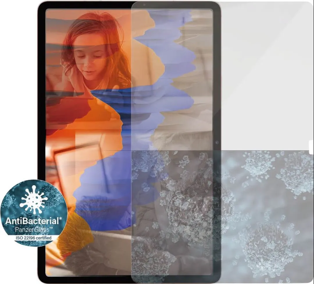 PanzerGlass PZ-7242 Glazen Screenprotector - Samsung Galaxy Tab S7+ - Transparant - afbeelding 6 van 6