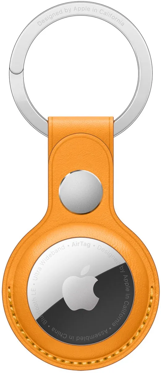 Apple Leather Key Ring voor AirTag