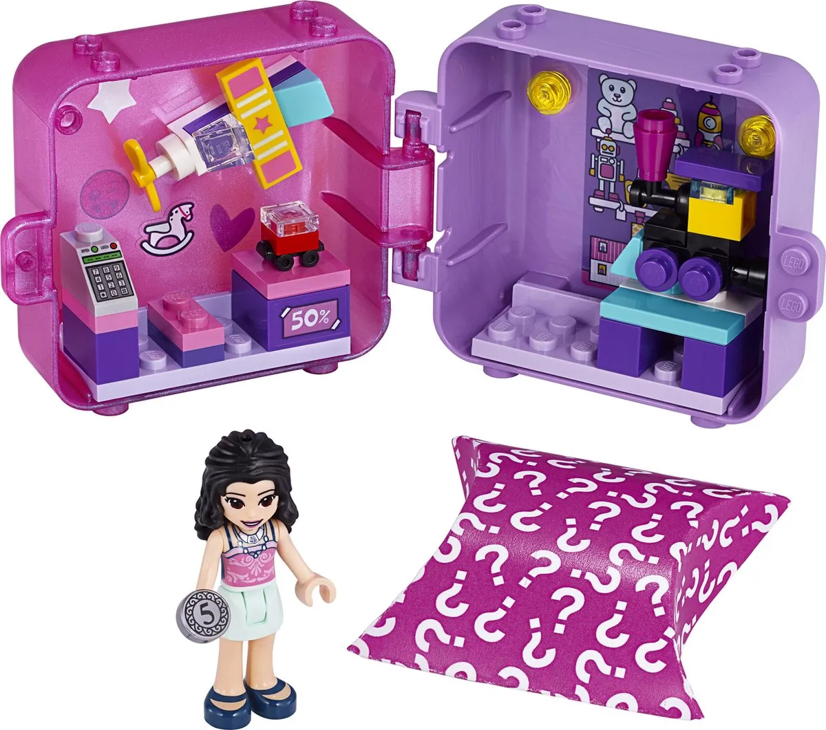 LEGO Friends Emma’s Winkelspeelkubus 41409 - 49 Stukken