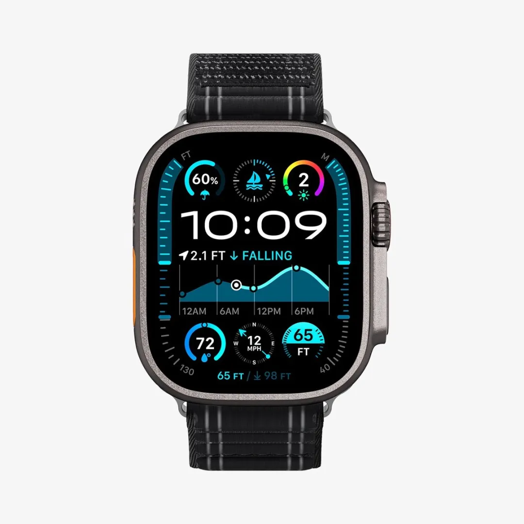 Spigen Stoffen Bandje Zwart