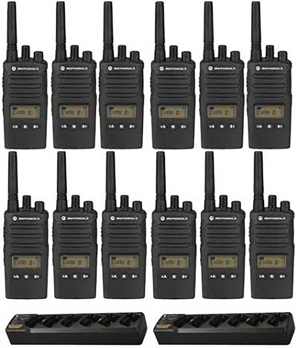 Motorola XT460 Portofoons - 12 Stuks - 16 Kanalen - Zwart - afbeelding 6 van 6
