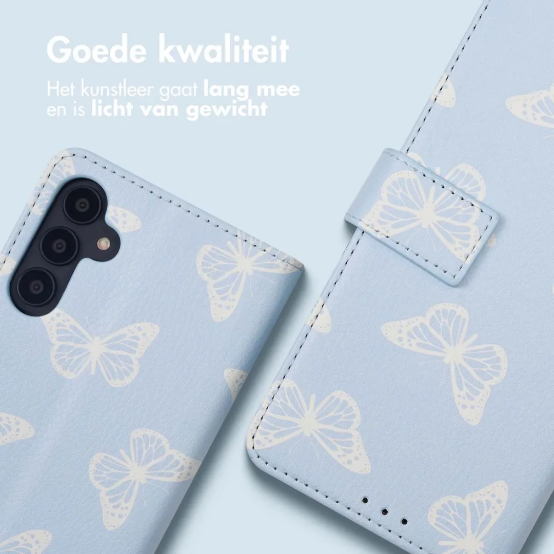 Imoshion Galaxy A54 Hoesje - 3 Pasjes - Butterfly