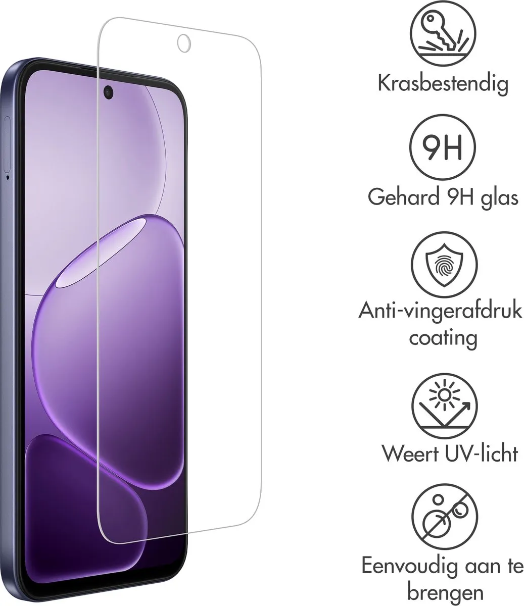 Accezz Screenprotector Oppo A6X - Gehard Glas