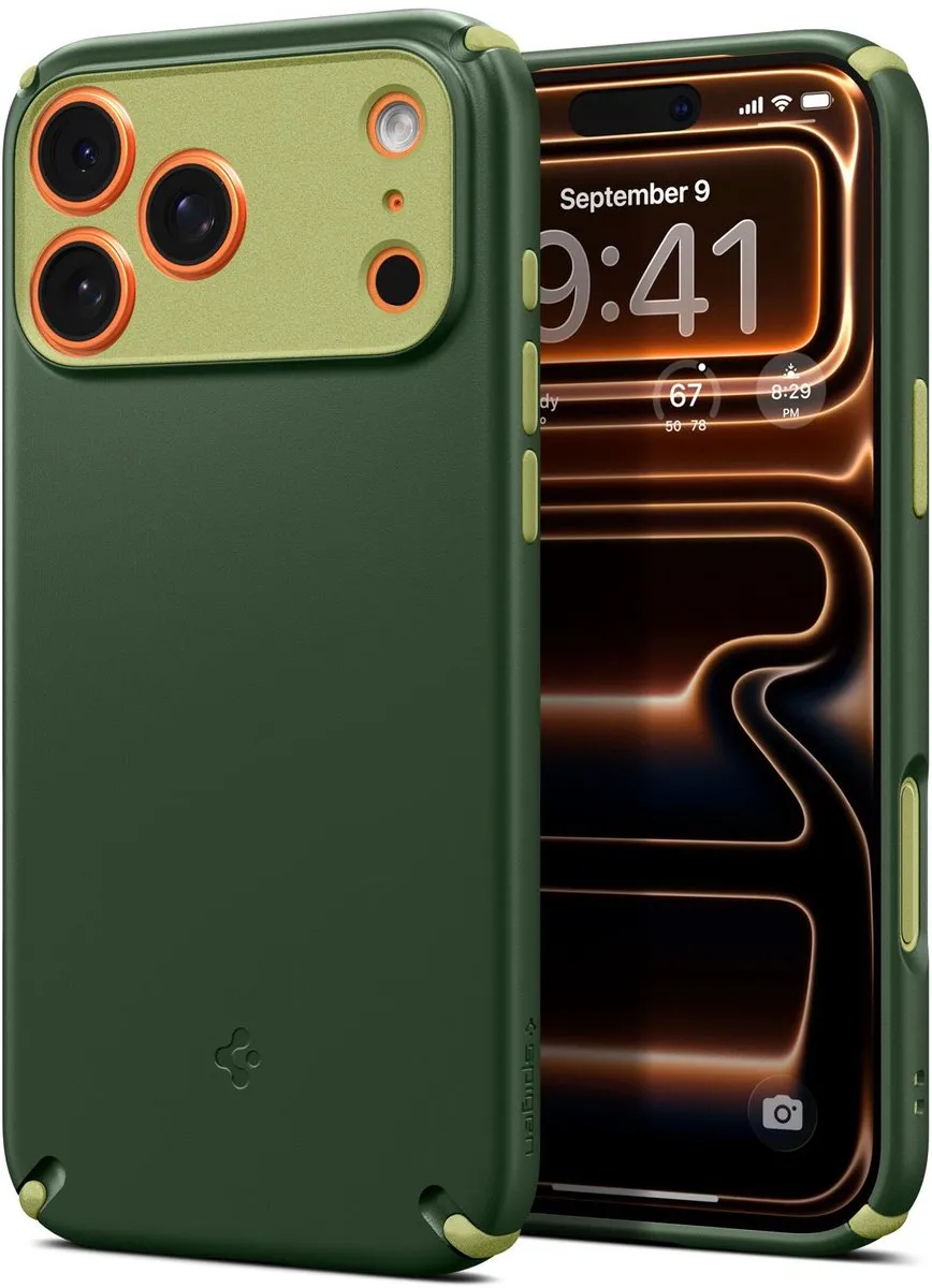 Spigen Nano Pop Hybrid MagSafe iPhone 17 Pro Max - Avocado Groen - 8800337242805