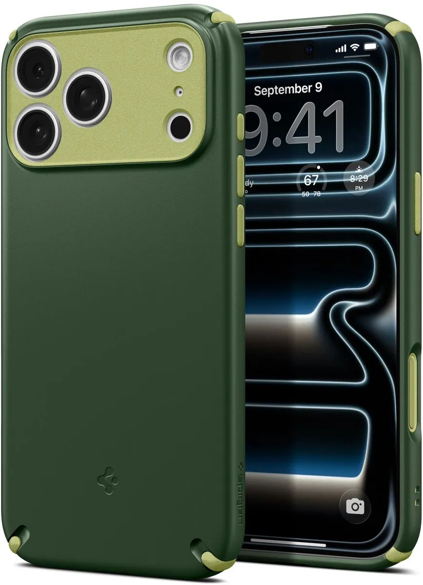 Spigen Nano Pop Hybrid MagSafe iPhone 17 Pro Max - Avocado Groen - 8800337242805