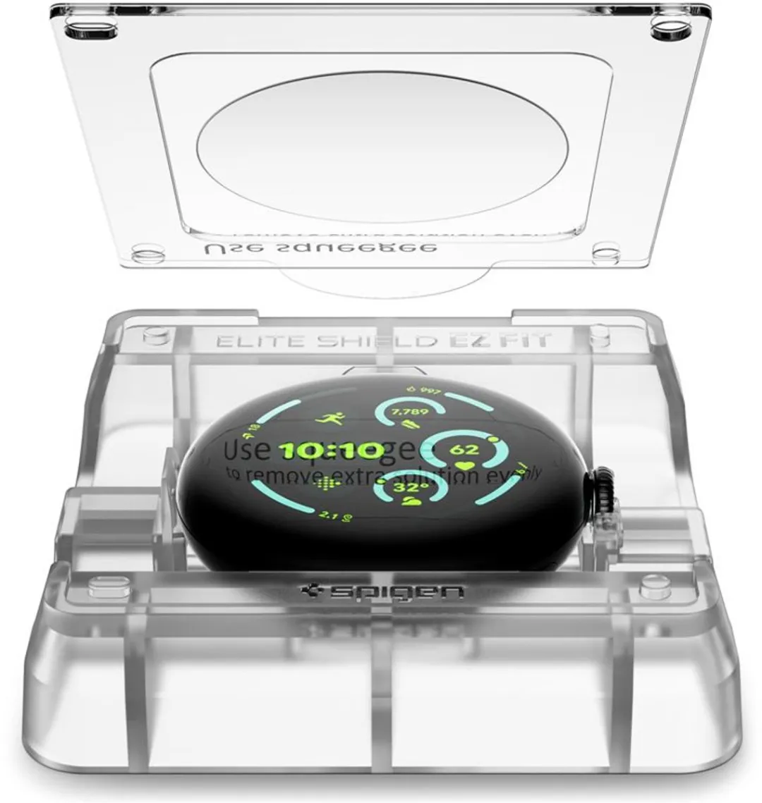 Spigen Eliteshield Ez Fit 2-Pack - Google Pixel Watch 4/3 - Transparent