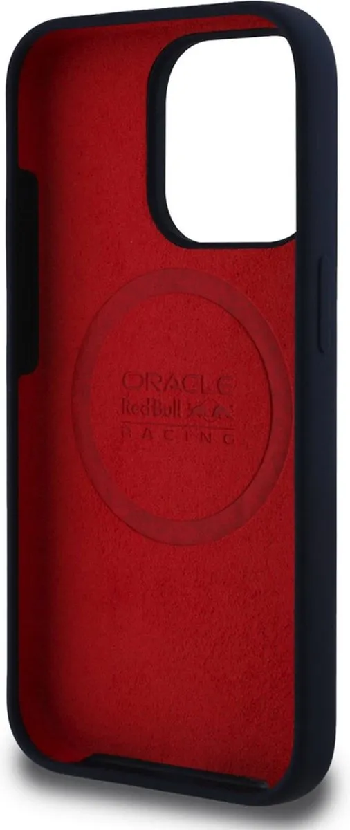 Red Bull Racing iPhone 15 Pro Max Hoesje - Donkerblauw Vertical Logo