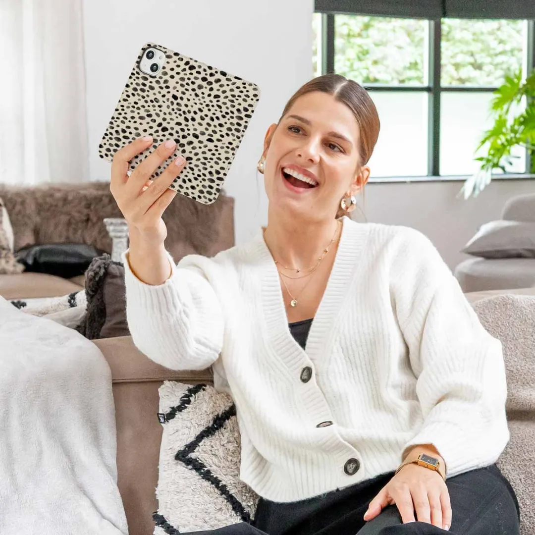 imoshion Hoesje Xiaomi Redmi Note 14 Pro - Black And White Dots - 3 Pasjes