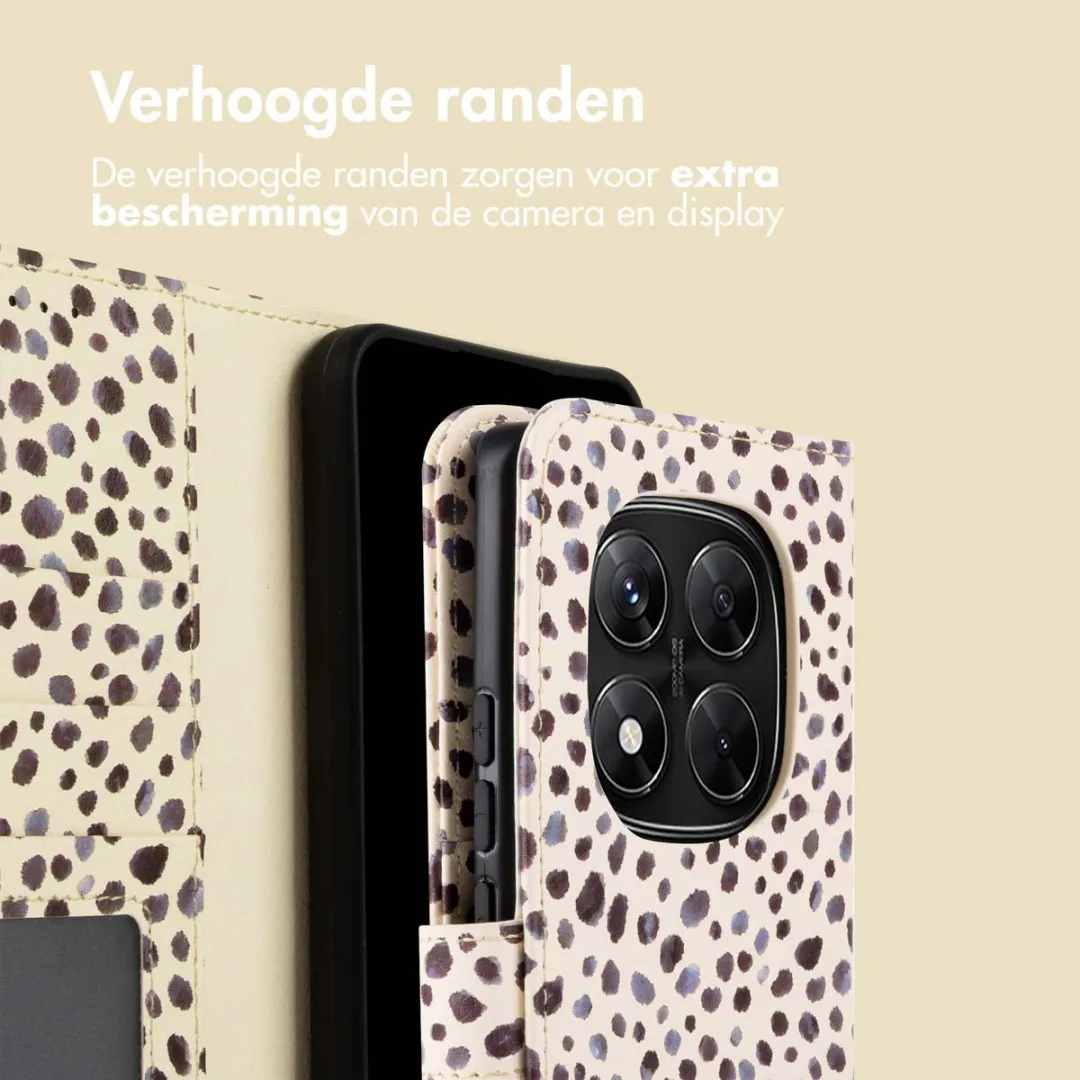 imoshion Hoesje Xiaomi Redmi Note 14 Pro - Black And White Dots - 3 Pasjes - afbeelding 6 van 6