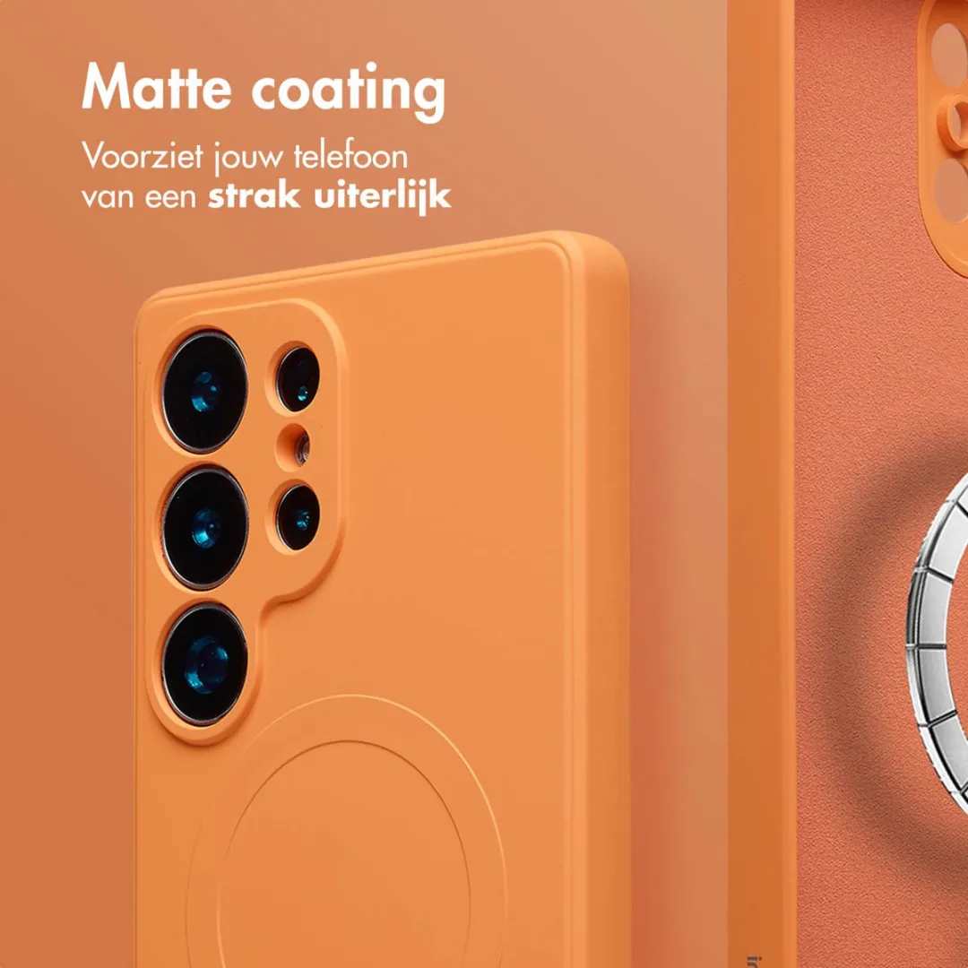 Imoshion Hoesje Samsung Galaxy S25 Ultra - Oranje MagSafe