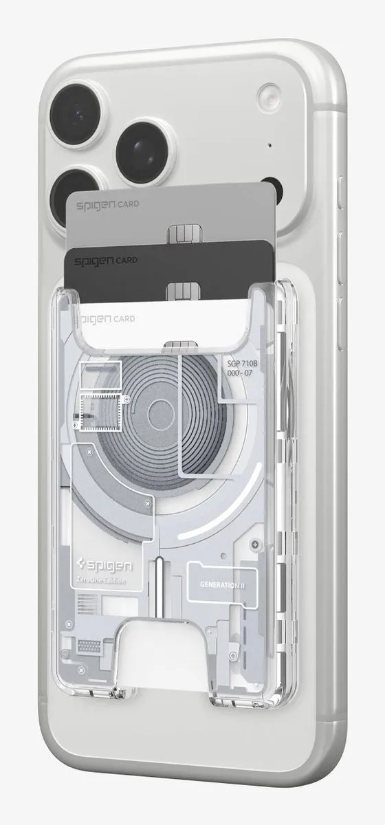 Spigen Ultra Hybrid Wallet MagSafe - Transparent - afbeelding 4 van 6