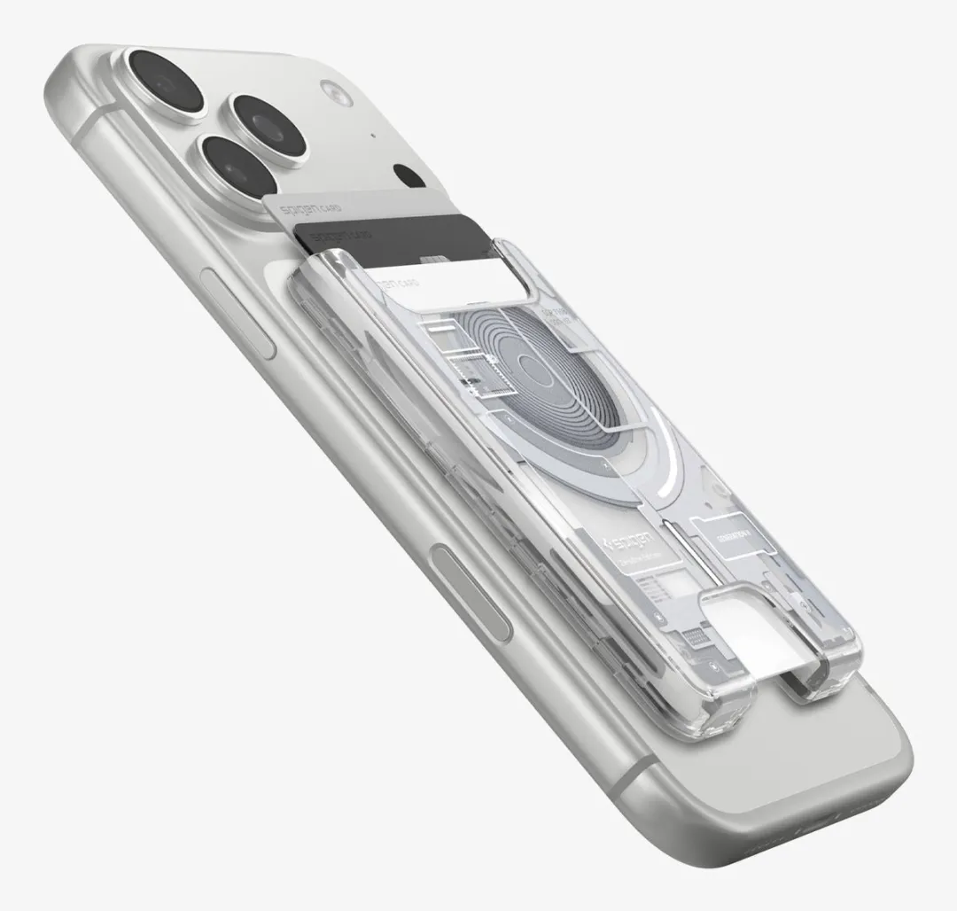 Spigen Ultra Hybrid Wallet MagSafe - Transparent - afbeelding 6 van 6