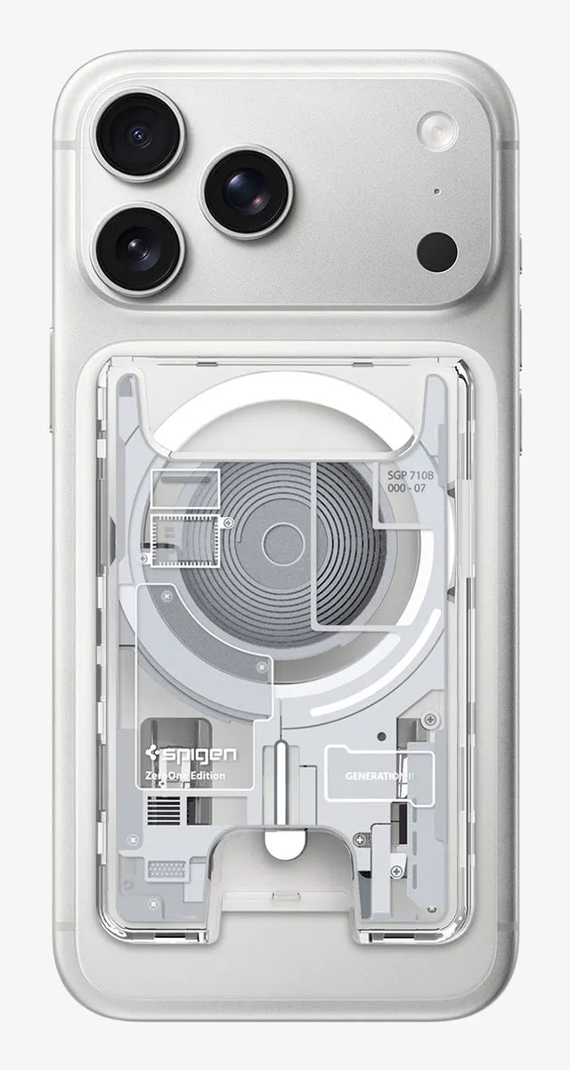 Spigen Ultra Hybrid Wallet MagSafe - Transparent - afbeelding 5 van 6