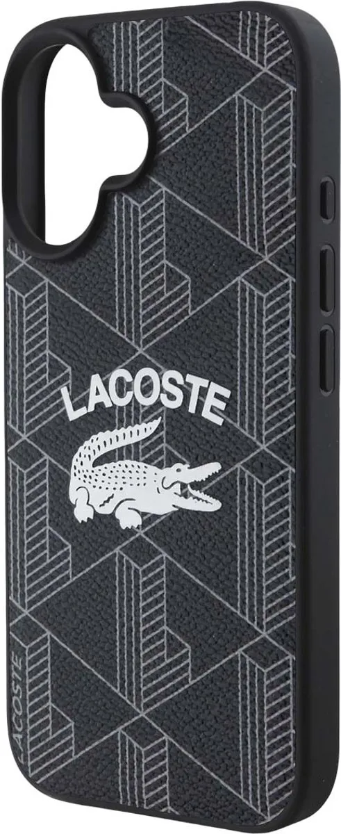 Lacoste MagSafe Hoes iPhone 16 - Zwart - LCHMP16SPIGK
