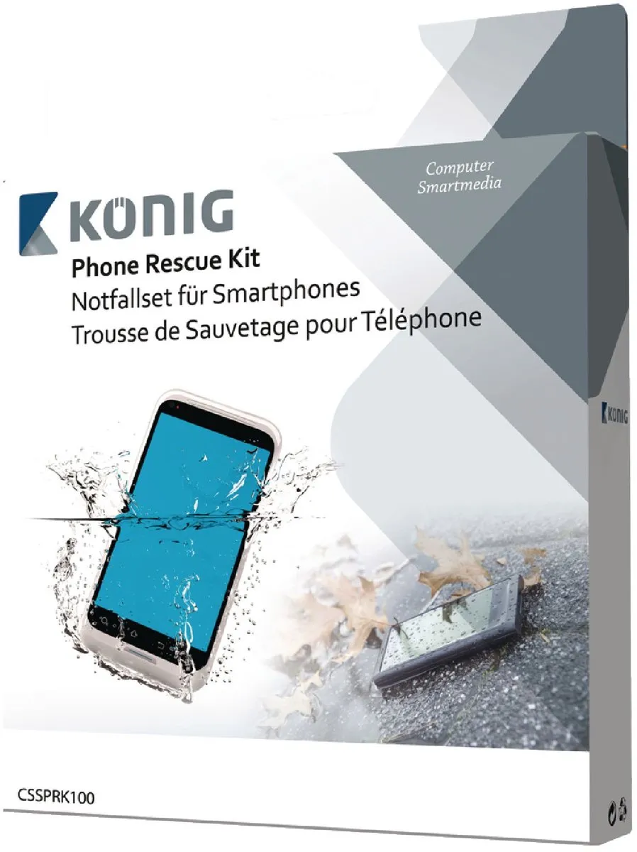 Konig CSSPRK100 Waterschade Reddingsset - Toolkit & Doekje - Kleurenmix