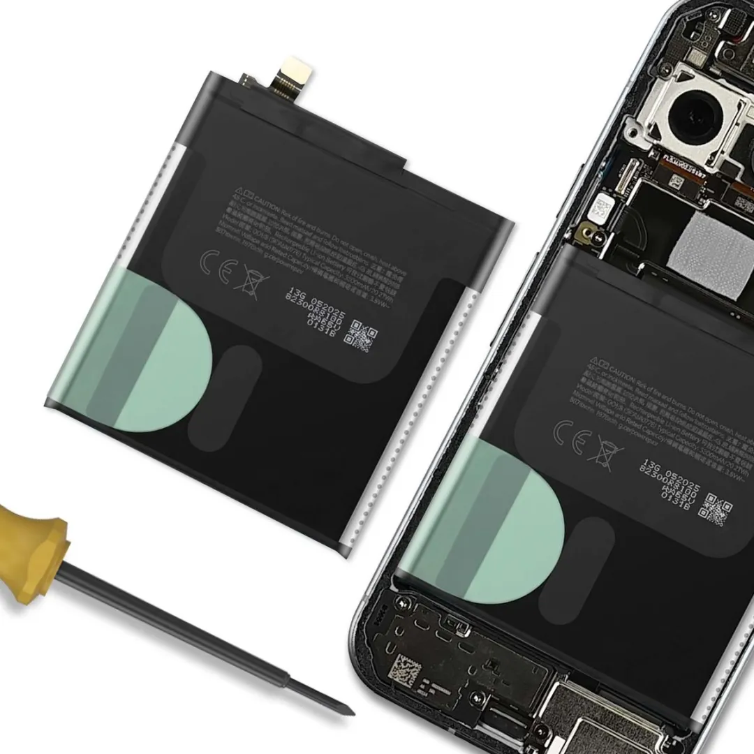 Google Pixel 10 Pro XL Vervangende Batterij GD1J6 - 5200mAh - Zwart